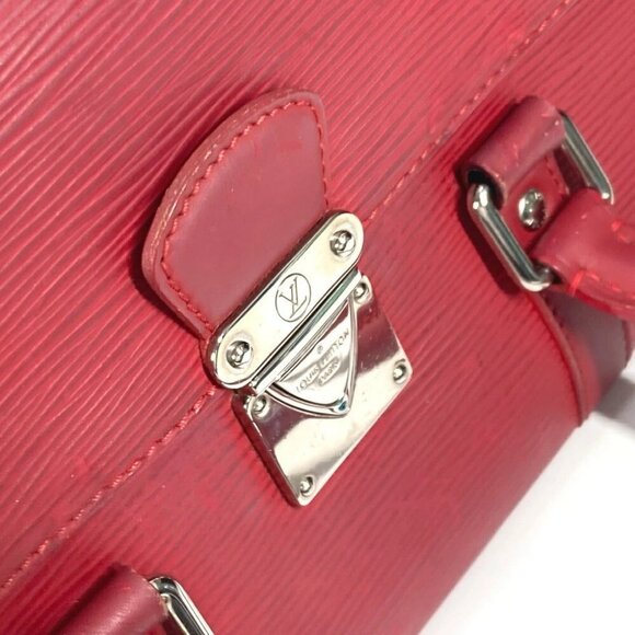 LOUIS VUITTON M5887E Epi Segur PM flap Hand Bag Epi Leather Castilian Red - Picture 7 of 16